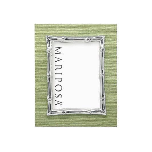 Palma Faux Grasscloth And Bamboo 5X7 Frame by Mariposa