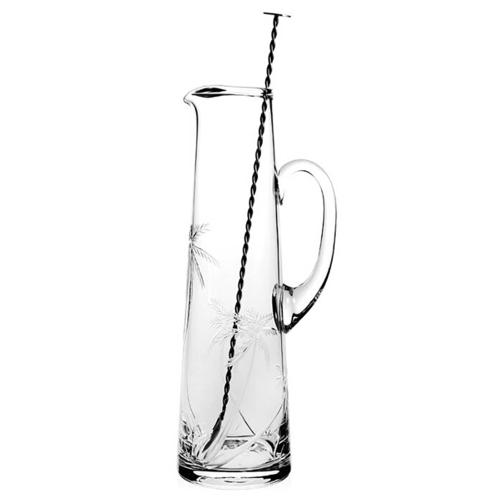 Palmyra Tall Cocktail Jug & Spoon by William Yeoward American Bar