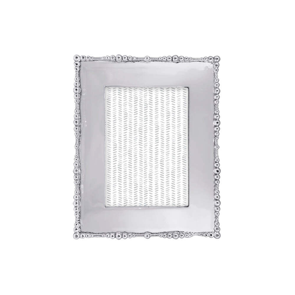 Pearl Drop 5X7 Engravable Frame by Mariposa