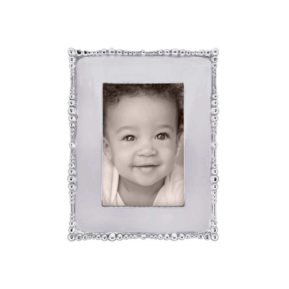 Pearl Drop 5X7 Engravable Frame by Mariposa Additional Image-2