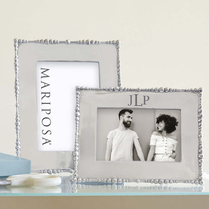 Pearl Drop 5X7 Engravable Frame by Mariposa Additional Image-4