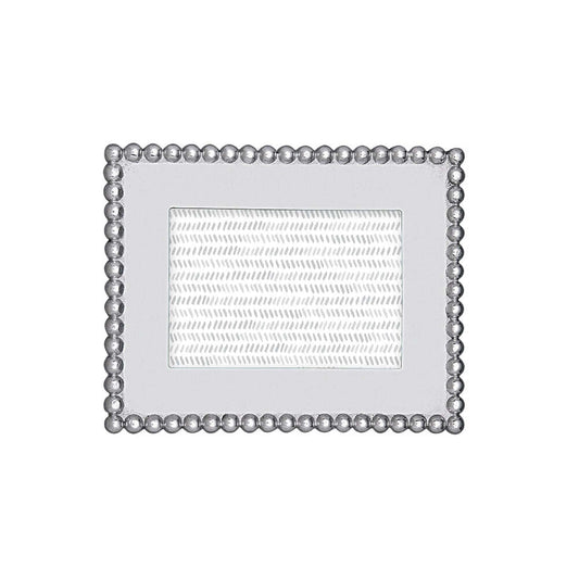 Pearled 4X6 Engravable Frame by Mariposa