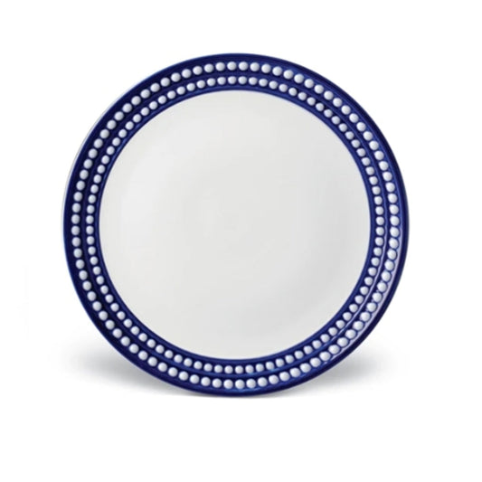 Perlee Blue Dinner Plate by L'Objet