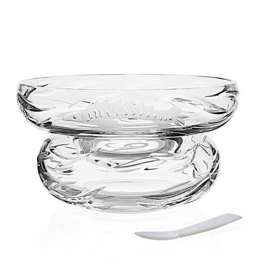 Persephone Caviar Server & Spoon (8.25"/21cm) by William Yeoward Crystal