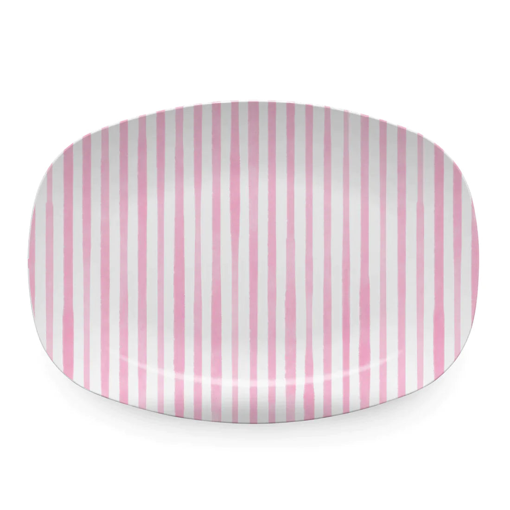 Simple Stripes Platter by Mariposa