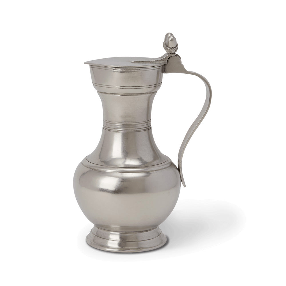 Pitcher with Acorn Lid by Match Pewter