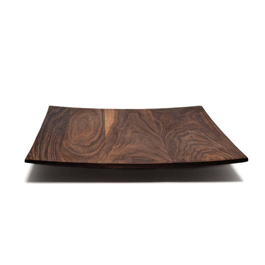 16" Walnut Square Serving Platter & Tray by Andrew Pearce Additional Image - 1