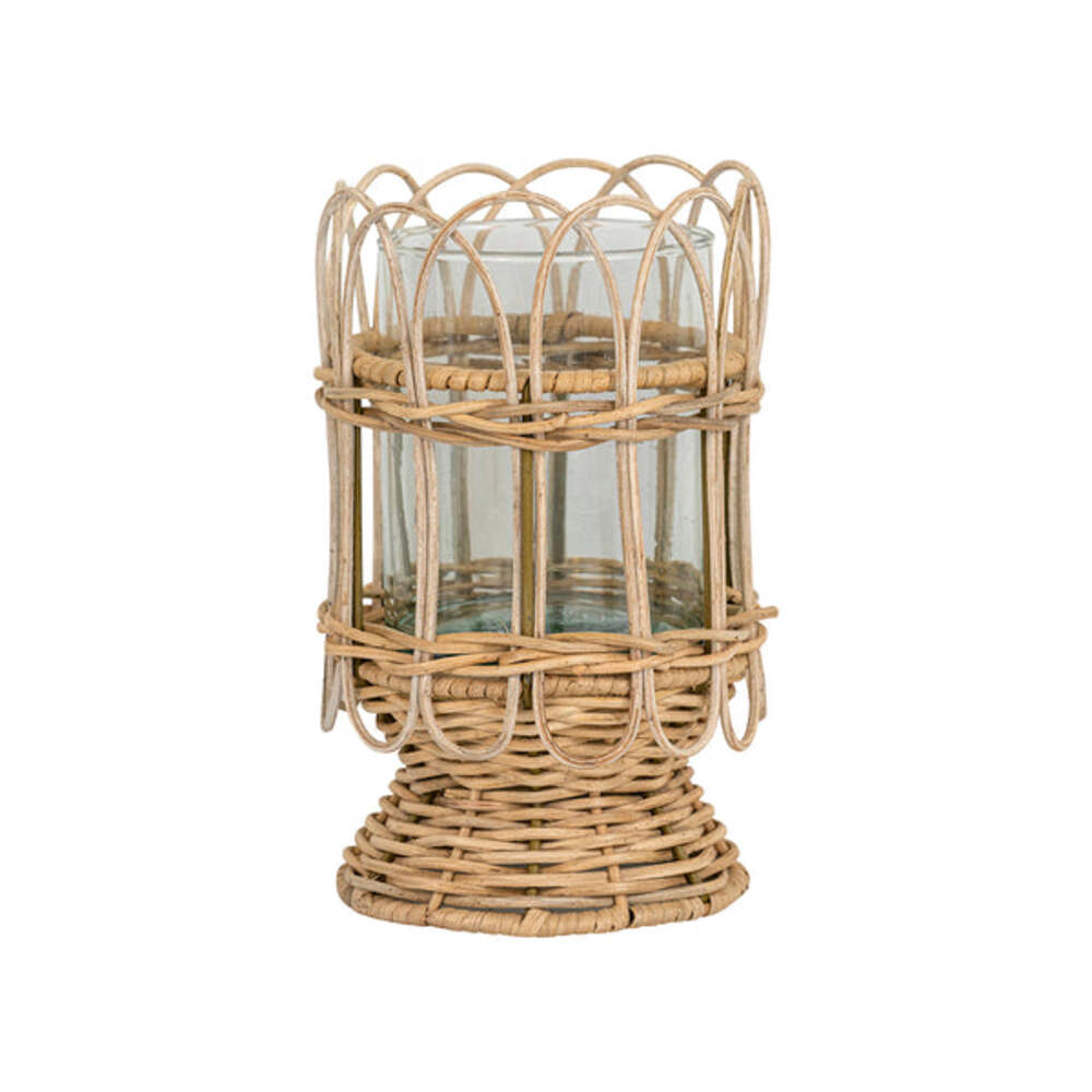 Provence Rattan 8.5" Hurricane - Whitewash by Juliska Additional Image-3