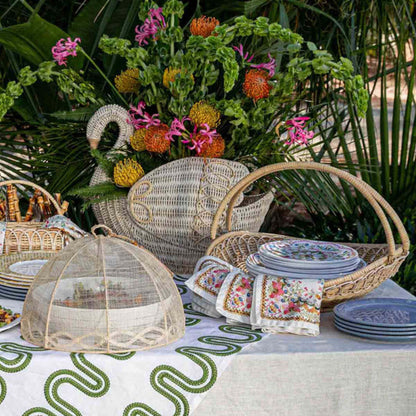 Provence Rattan Gathering Basket - Whitewash by Juliska Additional Image-4