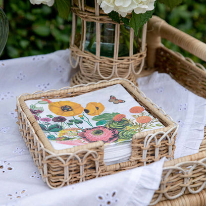 Provence Rattan Luncheon Napkin Holder - Whitewash by Juliska Additional Image-5