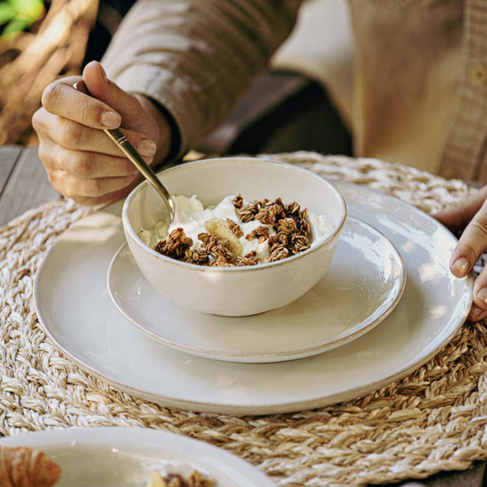 Puro Coupe Dessert/Salad Plate - Whitewash by Juliska Additional Image-2