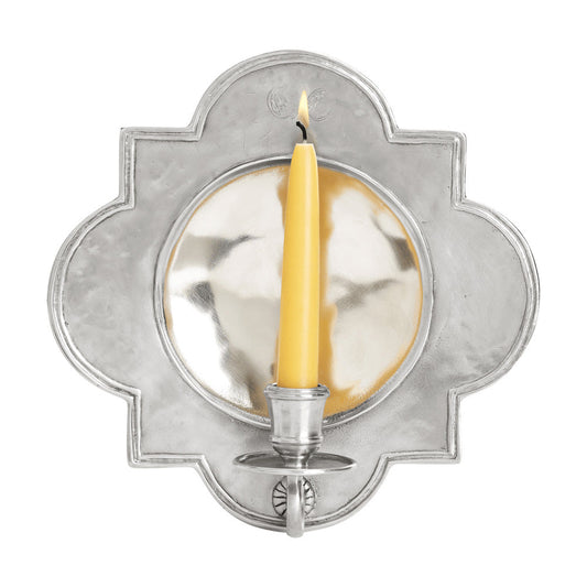 Quatrefoil Wall Sconce by Match Pewter