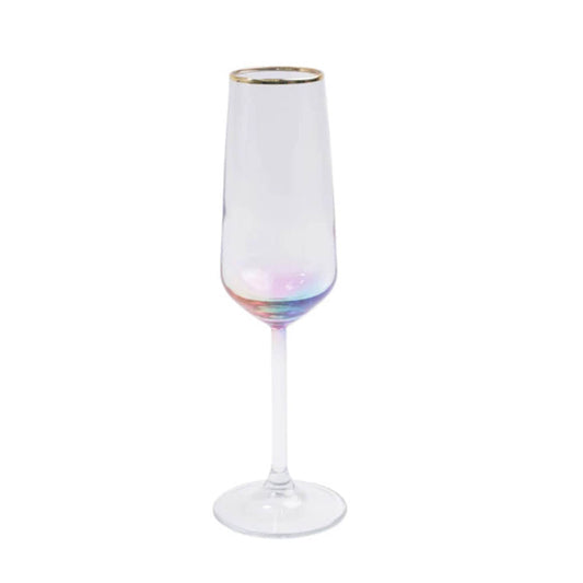 Rainbow Champagne Flute by VIETRI