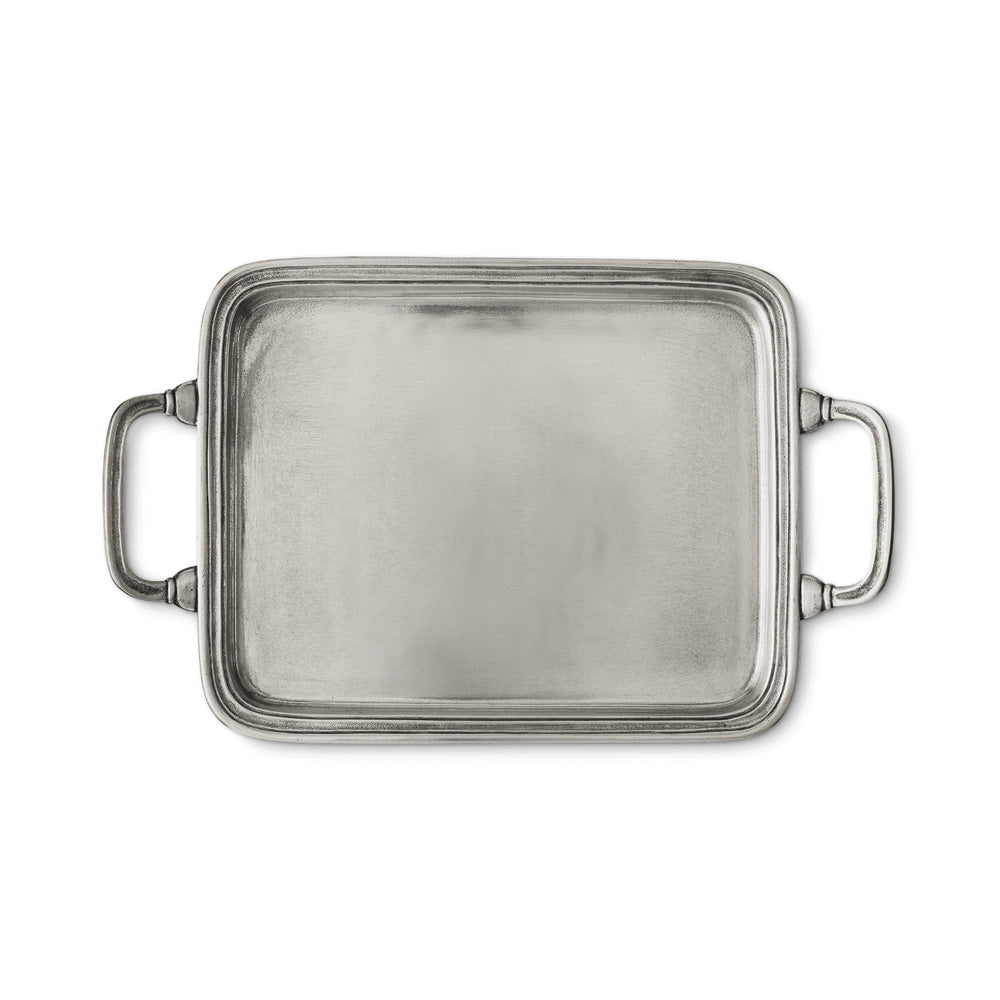 Rectangle Tray with Handles by Match Pewter