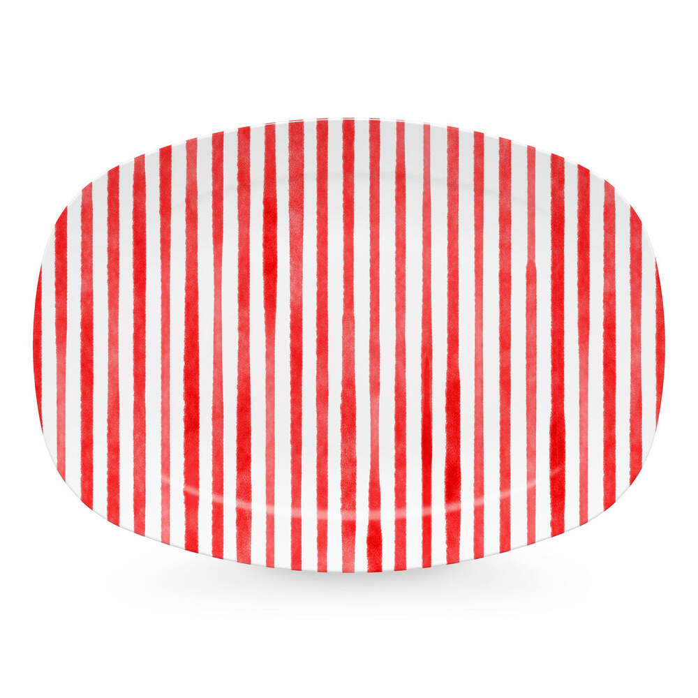 Simple Stripes Platter by Mariposa