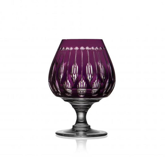 Renaissance Amethyst Grand Brandy Glass by Varga Crystal