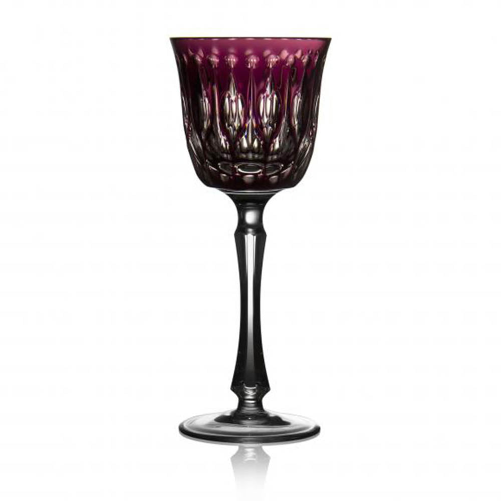 Renaissance Amethyst Wine Hock by Varga Crystal