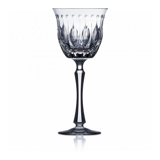 Renaissance Clear Water Goblet by Varga Crystal