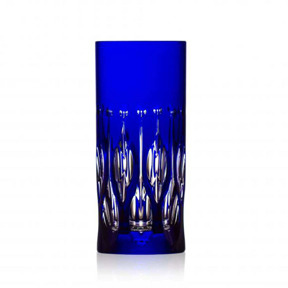 Renaissance Cobalt Highball by Varga Crystal