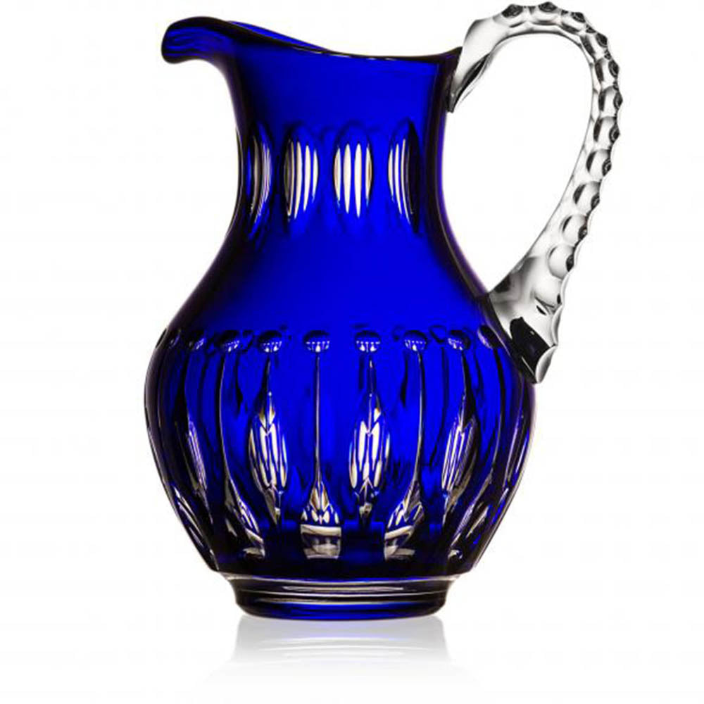 Renaissance Cobalt Water Pitcher - 1.0 Liter by Varga Crystal – Sallie Home