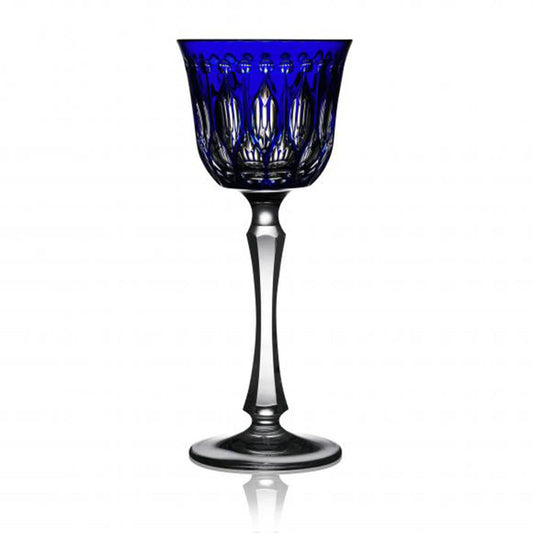 Renaissance Cobalt Wine Hock by Varga Crystal