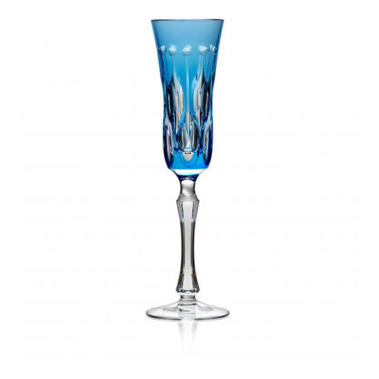 Renaissance Sky Blue Flute by Varga Crystal