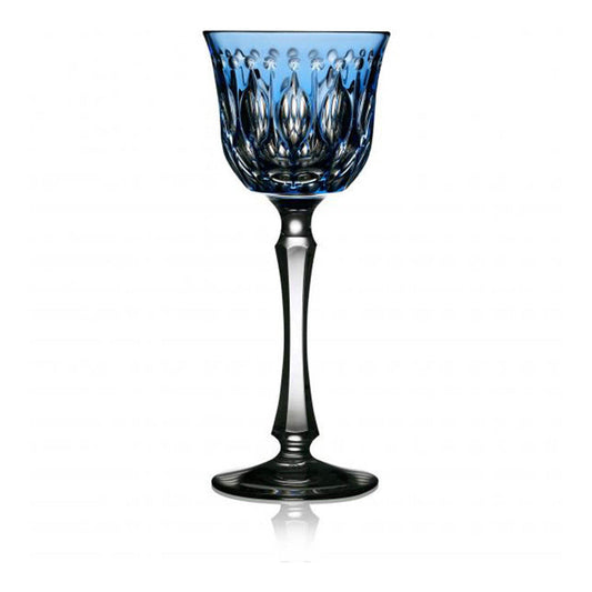 Renaissance Sky Blue Wine Hock by Varga Crystal