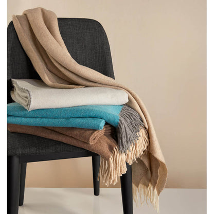 Renna Fringed Throw by SFERRA Additional Image - 3