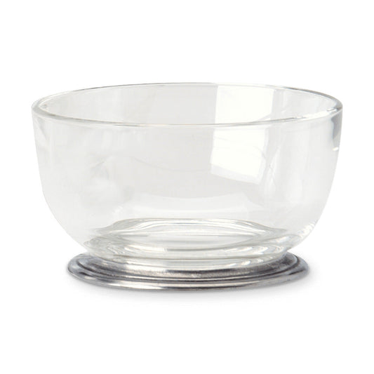 Round Crystal Bowl by Match Pewter