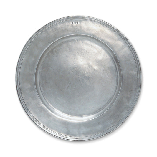 Round Platter Medium by Match Pewter