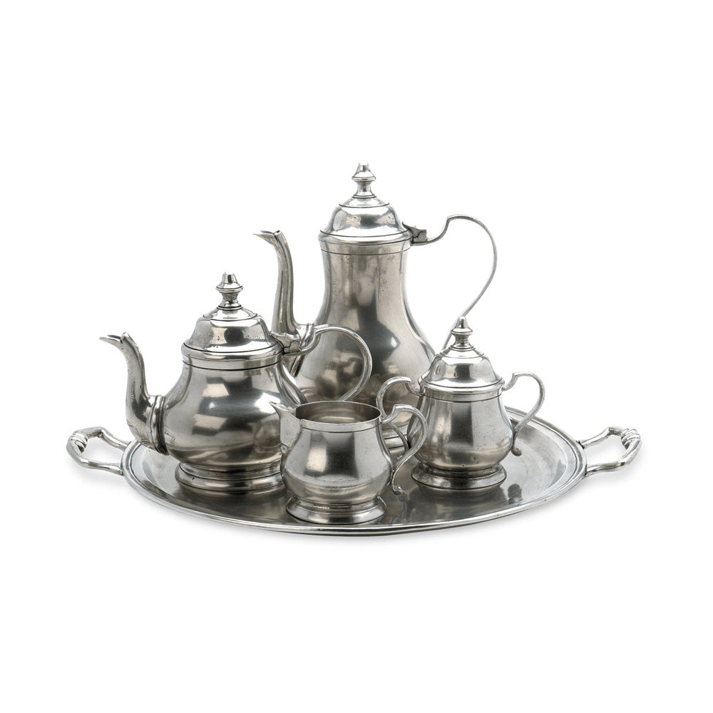 Round Tray with Handles 803.1 by Match Pewter Additional Image 1