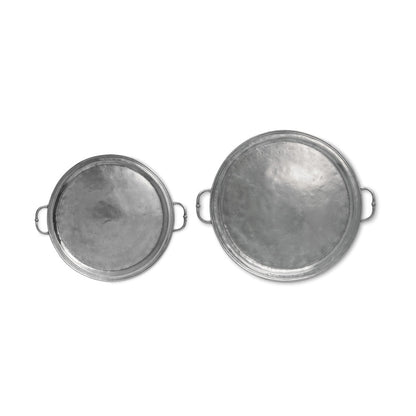 Round Tray with Handles by Match Pewter Additional Image 2