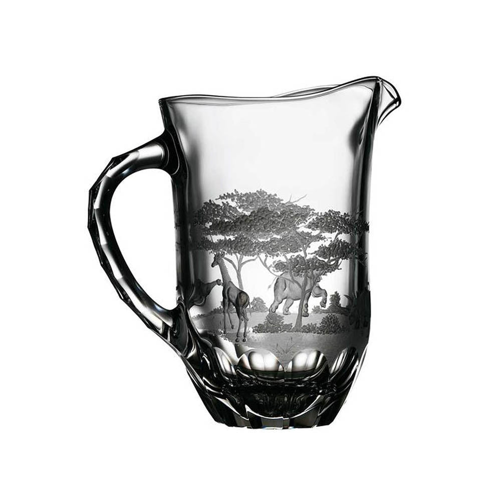 Safari Water Pitcher by Varga Crystal