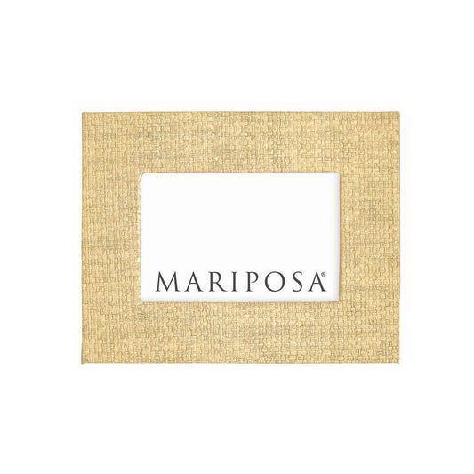 Sand Faux Grasscloth 4X6 Frame by Mariposa