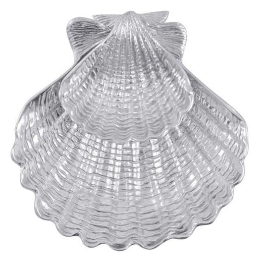 Scallop Shell 2-Piece Chip & Dip Set by Mariposa