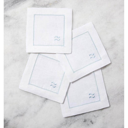 Segni 6" x 6" Cocktail Napkin - Set of 4 by SFERRA Additional Image - 4