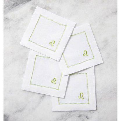 Segni 6" x 6" Cocktail Napkin - Set of 4 by SFERRA Additional Image - 22