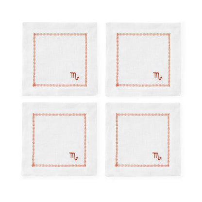 Segni 6" x 6" Cocktail Napkin - Set of 4 by SFERRA Additional Image - 15