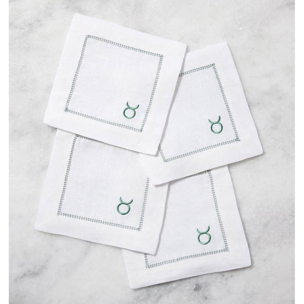 Segni 6" x 6" Cocktail Napkin - Set of 4 by SFERRA Additional Image - 10