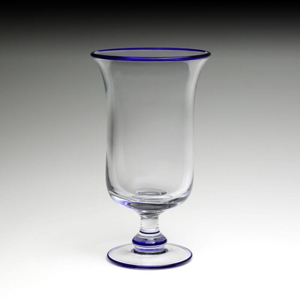 Siena Blue Footed Flower Vase by William Yeoward Additional Image-1