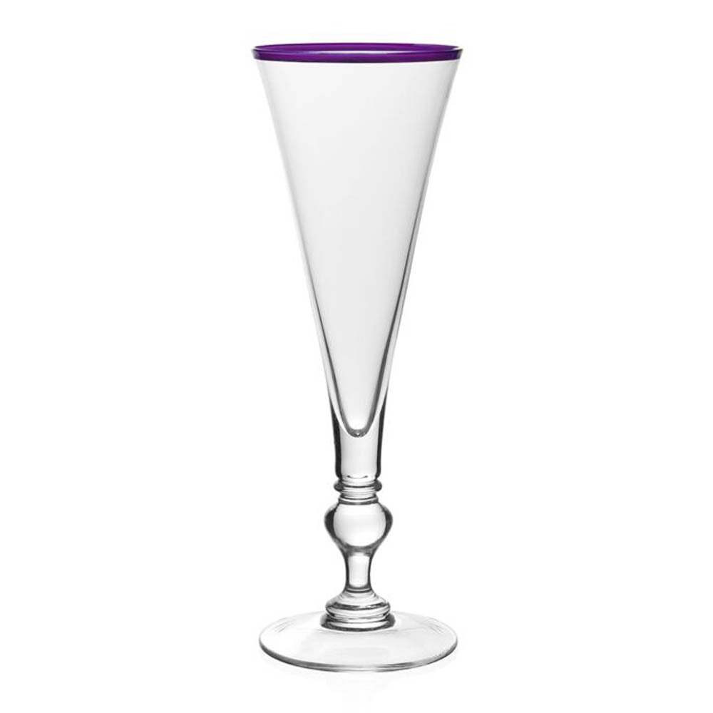 Siena Champagne Flute Amethyst by William Yeoward Crystal