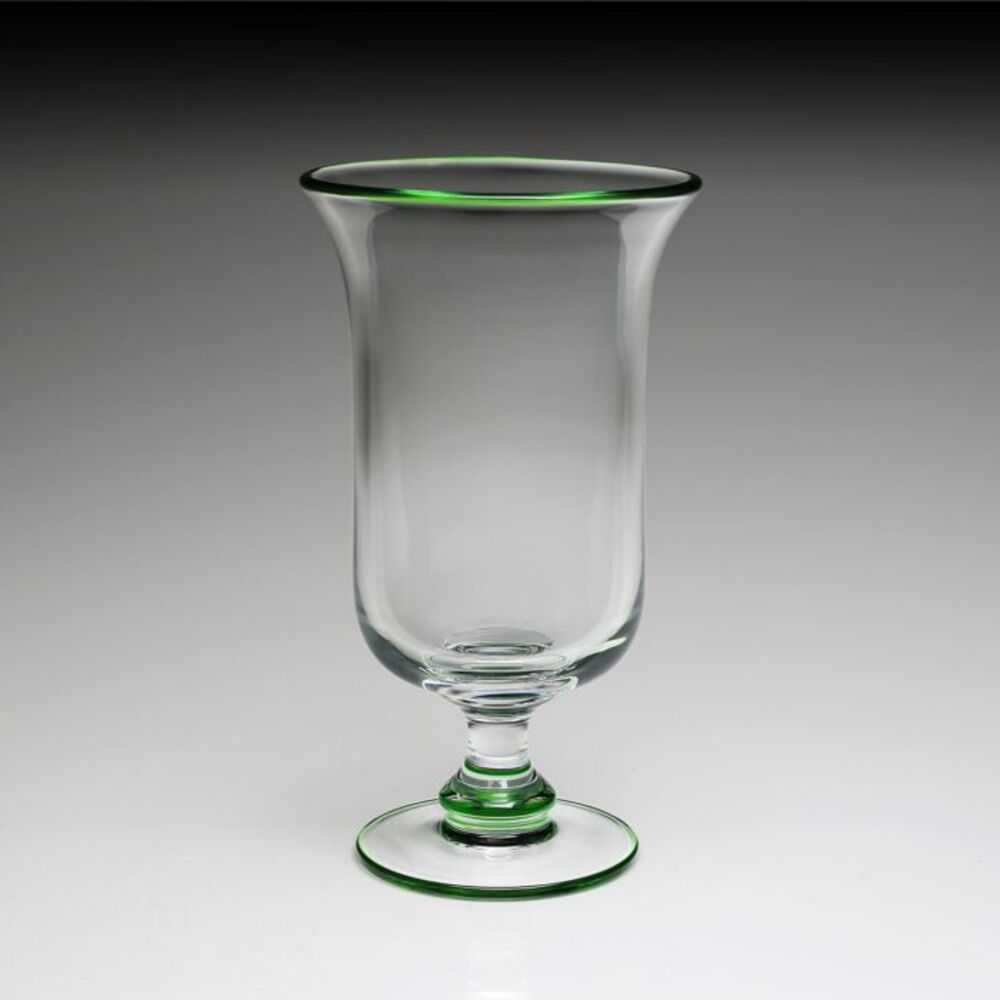 Siena Green Footed Flower Vase by William Yeoward Additional Image-1