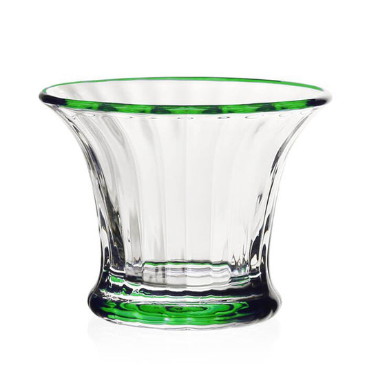 Siena Green Mini Vase/Sorbet Dish by William Yeoward Crystal