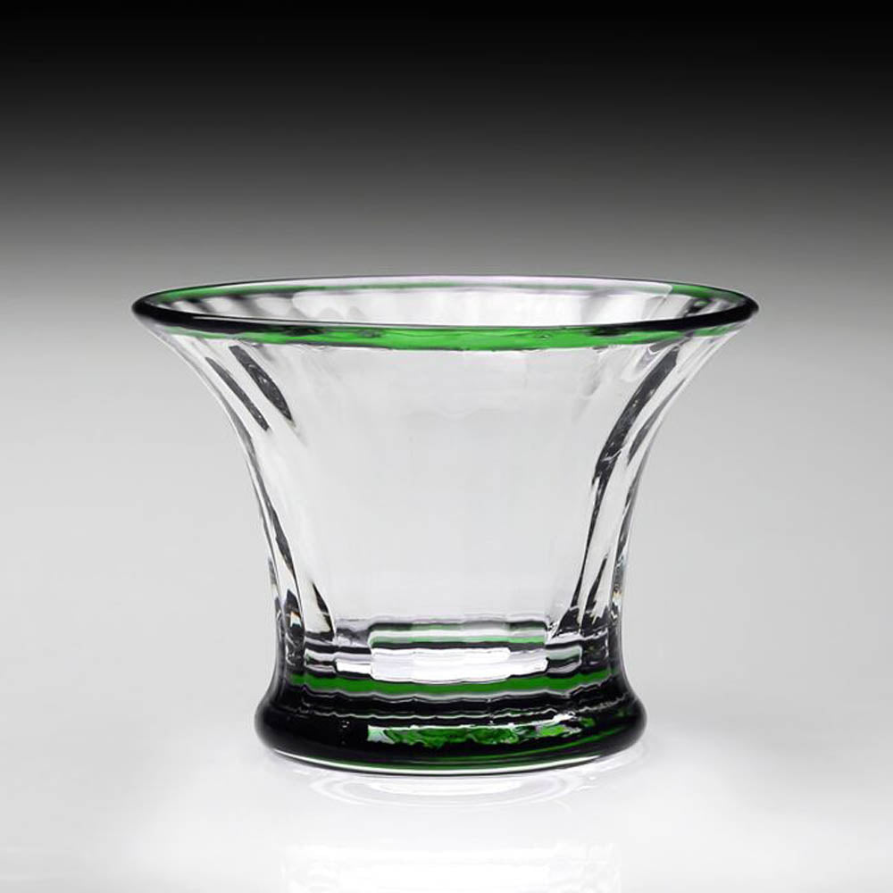 Siena Green Mini Vase/Sorbet Dish by William Yeoward Crystal Additional Image - 1