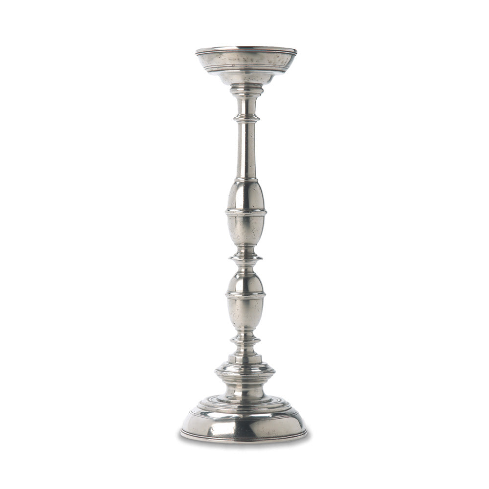 Siena Pillar Candlestick by Match Pewter