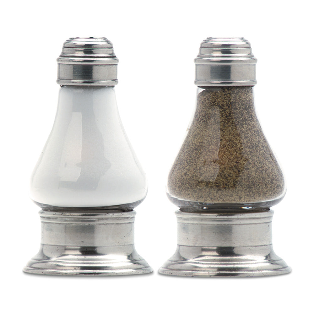 Siena Salt & Pepper Shaker Set by Match Pewter