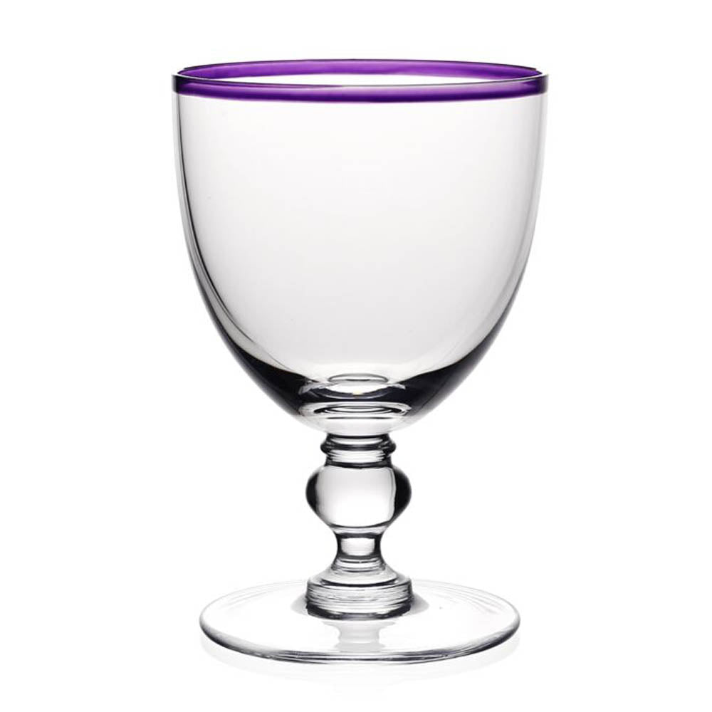 Siena Water Glass Amethyst by William Yeoward Crystal