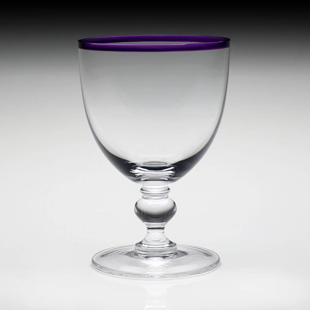 Siena Water Glass Amethyst by William Yeoward Crystal Additional Image - 1