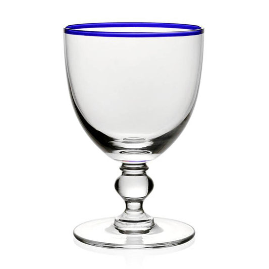 Siena Water Glass Blue by William Yeoward Crystal