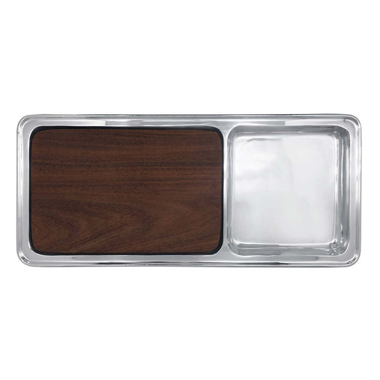 Signature Cheese & Cracker Server With Dark Wood Insert by Mariposa